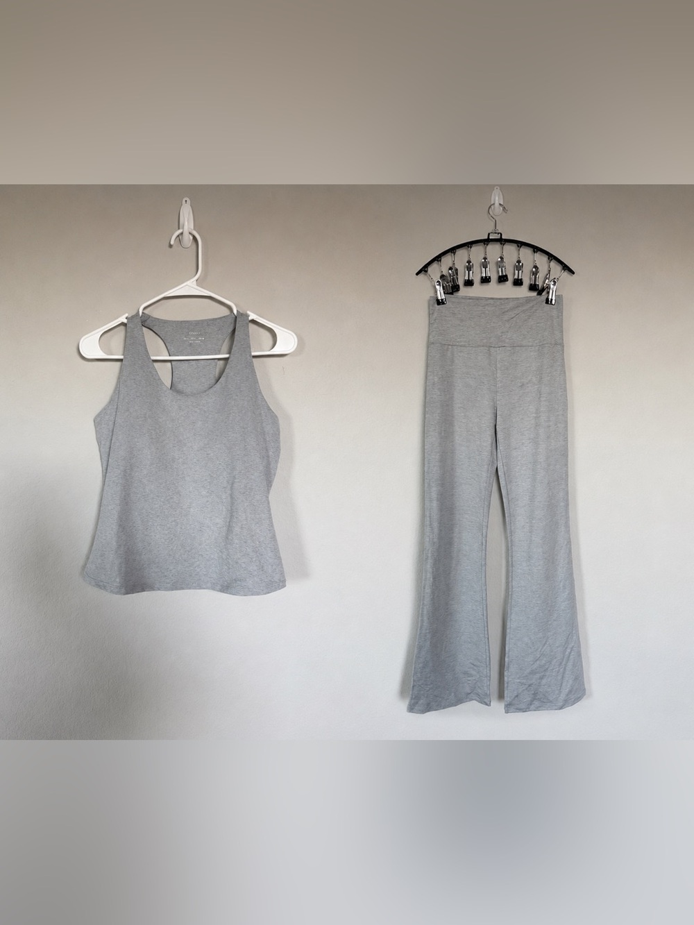 Oysho Light Heather Grey Set